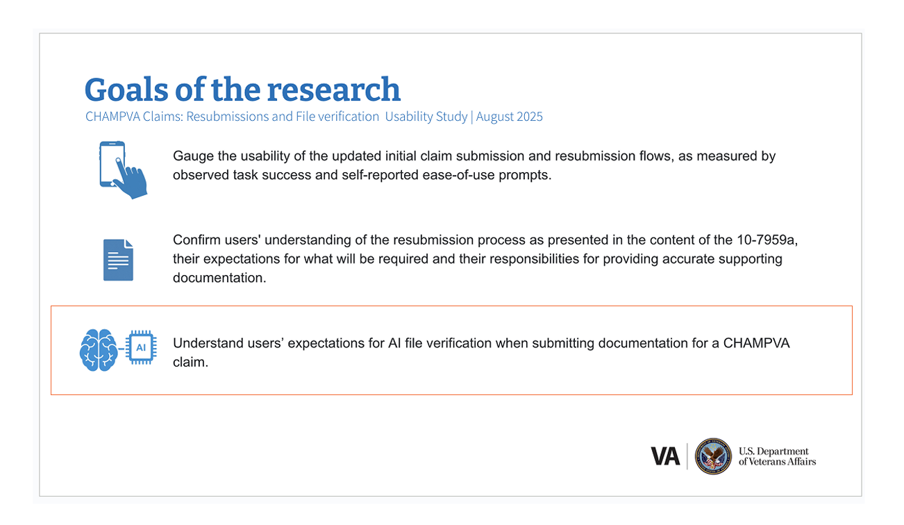 High fidelity mockup of the Proposed Action page